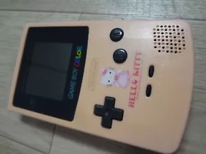 Game Boy Color Console CGB-001 HELLO KITTY Special console Tested Work but .. - Picture 1 of 11