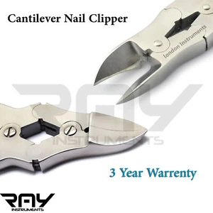 Toenail Ingrown Nail Clipper Nipper Podiatry Heavy Duty Thick Nail Pedicure - Picture 1 of 3