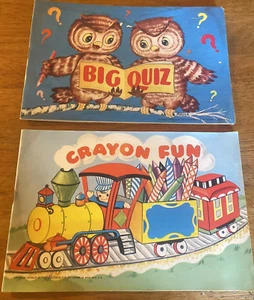 SAALFIELD PUBLISHING CO. 953 GRAND QUIZ & CRAYON FUN - Photo 1/12