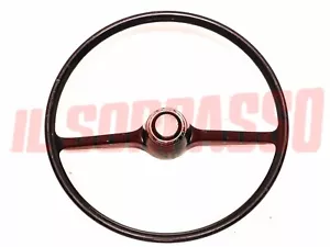 VOLANTE STERZO + PULSANTE CLACSON FIAT 850 BERLINA - 1100 R ORIGINALE USATO - Imagen 1 de 4