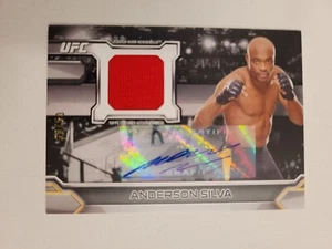 2016 Topps UFC Knockout AUTO RELIKT #KAR-ASI Anderson Silva 30/50 - Bild 1 von 2
