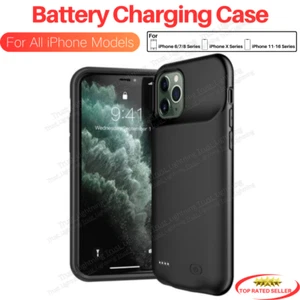 6800mAh Battery Charger Case Power Bank For iPhone 11 12 14 13 15 Charging Cover - Picture 1 of 30