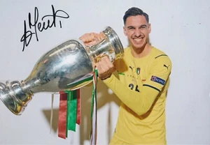 Football - Alex Meret - Hand Signed 12x8 Photograph- Italy- COA - Picture 1 of 1