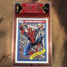 Spider-man 1990 Marvel Universe #29 RCG 9 MINT (psa Comp) Impel Series 1! Rookie