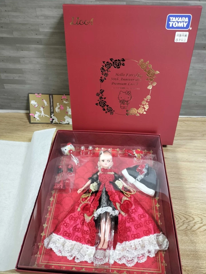 Licca-chan Hello Kitty 50 Aniversario Premium Licca-chan Limited Japón Nuevo Foto 1 de 4