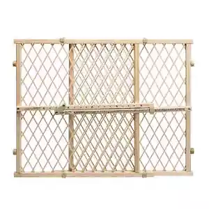 Evenflo Position & Lock Adjustable Wood Baby Gate - Fits 26" to 42" Wide Doorway - Picture 1 of 7