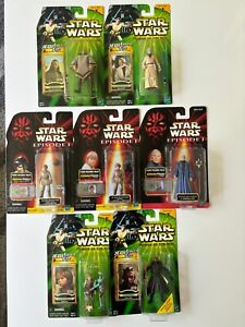 7 Star Wars Figuren NEU in OVP von 1998 - 2000 Sammler Zustand