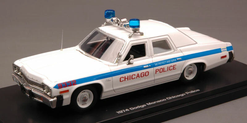 Dodge Monaco Chicago Police 1974 1:43 Modèle AUTO WORLD - Photo 1/1