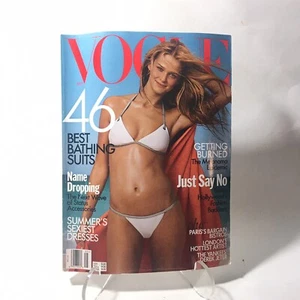 Vogue May 1999 Vintage Magazine Carmen Kass in Ralph Lauren Swim Steven Meisel - Picture 1 of 9