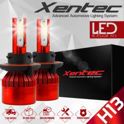 XENTEC LED HID Headlight kit H13 9008 White for 2010-2015 Chevrolet Camaro - Image 1 of 4