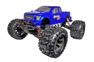 Hobao 1:8 Hyper Brushless Electric Monster Truck X ARTR (no Batt) - Blue - Picture 1 of 12