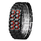 LAVA Men Iron Samurai Plastic Bracelet Watch Digital LED Quartz Hour Wristwatch