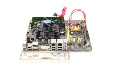 ASUS Q87M-A/TYCO/SI Motherboard w/Intel Core i3-4330 3.50 GHz,16GB RAM.SKU221718 - Image 1 of 4