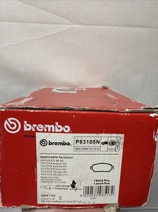 Juego de pastillas de freno de disco-Premium NAO cerámica OE pastilla equivalente Brembo P83105N - Imagen 1 de 2