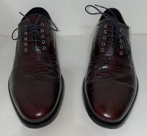 Dolce and Gabbana 'Bordeaux' Brogues Shoes Burgundy 44 EU 11 US - Picture 1 of 10