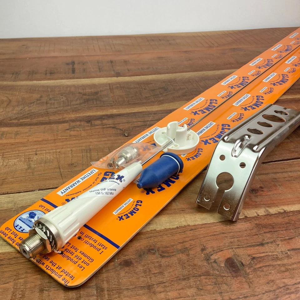 Glomex VHF Seefunk Antenne RA109SLS Edelstahl Marine 156-162 MHz 90cm Segelboot - Bild 1 von 4