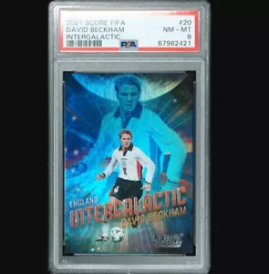 Panini Score Soccer 2021-22 David Beckham Intergalactic Case Hit PSA 8 #20 - Bild 1 von 2