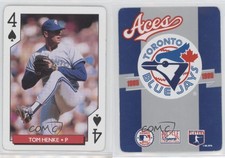 1995 Bicycle Toronto Blue Jays Playing Cards Box Set Tom Henke #4S