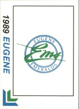 1989 Eugene Emeralds Best #25 Team logo/Checklist