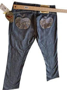 Rare Vintage Ladies  Apple Bottom Premium. Stoned Jeans All That Glitters Y2k - Picture 1 of 20
