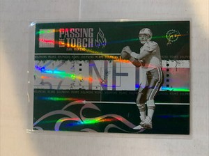 DAN MARINO 2005 DONRUSS ELITE PASSING THE TORCH GREEN /500 MIAMI HOFer #PT17