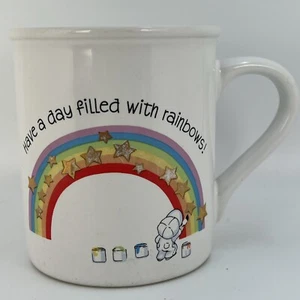 Vintage Hallmark Mug Mates “Have A Day Filled With Love” Rainbows Coffee Cup Mug - Picture 1 of 8