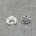 15pcs of 925 Sterling Silver Floral Bead Caps Spacer for Bracelet Necklace 8mm