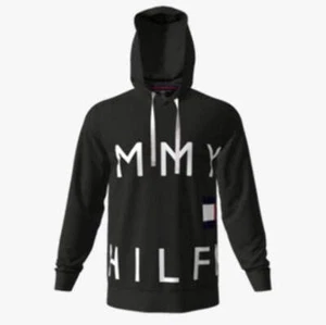Tommy Hilfiger Loungewear Jersey Sudadera con Capucha 09T4033-001 Negro - Imagen 1 de 4