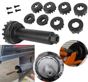Lower Retainer Nut Wrench Tools Kit For Yamaha Honda Suzuki Mercury MerCruiser - Foto 1 di 11