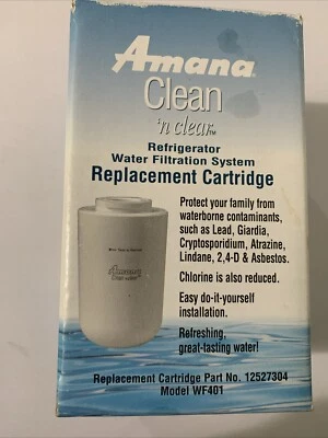 Amana Clean N' Clear Model WF401 Replacement Water Filter - Part No. 12527304 V1 - Image 1 of 4
