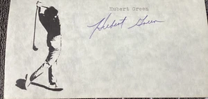 HUBERT GREEN Personally Autographed Signed PGA GOLF Card FreeShip US OPEN Champ - Picture 1 of 2