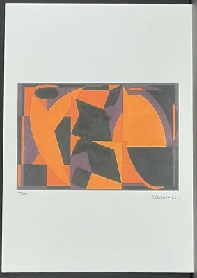 VICTOR VASARELY * Untitled *50 x 35 cm * lithograph*Kunstdruck*limited # 100/500 - Bild 1 von 4