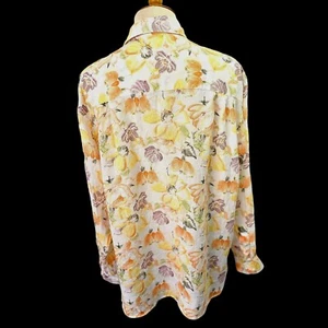 Matt Totillo Linen Shirt Men L Over Easy Options Button Front Long Sleeve Yellow - Picture 1 of 10
