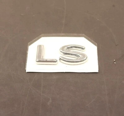 NEW OEM Ford LS Chrome Front Fender Badge Emblem XW4Z5442528AA Lincoln LS 00-02 - Image 1 of 4