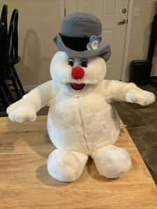 Vintage GEMMY 12” Frosty The Snowman Plush Singing Toy Tested Works! - Picture 1 of 3