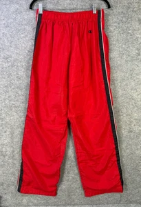 VTG Champion Track Pants men's Small Red Authentic Athletic Apparel Activewear - Picture 1 of 7