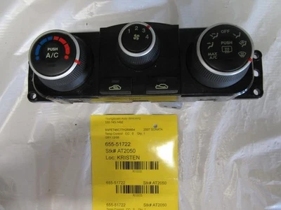 Climate Temperature Control Manual Temperature Control 3 Knobs Fits 06-08 SONATA - Image 1 of 4