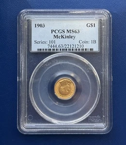 1903 G$1 McKinley PCGS MS63 - Picture 1 of 4
