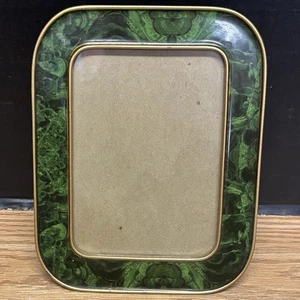 Green Enamel & Metal Picture Frame for 6x4.25” Photo #5134 - Picture 1 of 5
