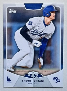 2024 Topps Shohei Ohtani 50/50 Collection SB #42 Card #84 LA Dodgers 8/28/2024 - Picture 1 of 3