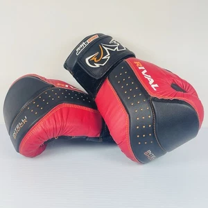 Rival RB10 Boxing Bag Gloves D30 INTELLI SHOCK SIZE M Medium Ergo Strap Red - Picture 1 of 14