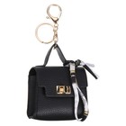 Mini Portachiavi Zainetto, Carino Portamonete Portachiavi, Nero