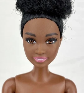 Barbie Gymnastics OLYMPIC African American Doll nude Articulated 4 ooak EUC C253 - Picture 1 of 10