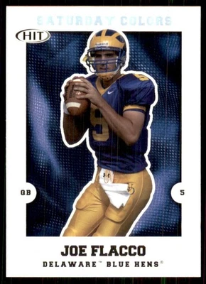 Sage Hit Saturday Colors #s-4 2008 Joe Flacco novato radiocontrol Delaware Blue Hawks Foto 1 de 2