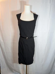 Chic XOXO Black Dress with Belt - Size 11/12 Sweetheart Neckline - Picture 1 of 7