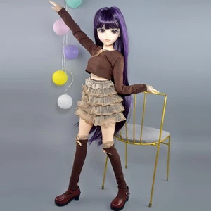 60cm Height Fashion Doll 18 Joints Body BJD with Removable Clothes Shoe Full Set - Picture 1 of 19