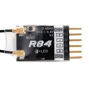 For R84 V2 4CH Compatible PWM RC Receiver for D8 D16 SFHSS8221 - Picture 1 of 6