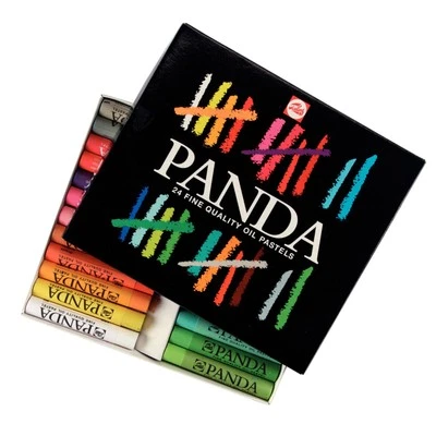 Talens Panda Oil Pastels - Set of 24, Assorted Colors - Image 1 of 2