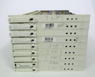 Lote de 9 placas de interface de linha analógica Avaya/Lucent TN793B 24 PT - Imagem 1 de 4