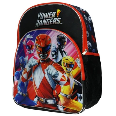 Mighty Morphin Power Rangers Backpack Legends Never Die 16" School Bookbag - Image 1 of 4